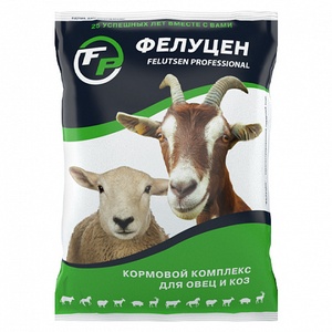 УВМКК ФЕЛУЦЕН О 2-2  (1 кг) гранулы для коз/овец  (1*10)