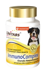 ЮНИТАБС ImmunoComplex д/крупных собак (100 таб)