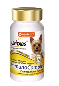 ЮНИТАБС ImmunoComplex д/мелких собак (100 таб)