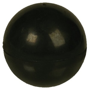 ИГРУШКА д/собак "Мяч" ц/р черный 6,5см (16477) зооник