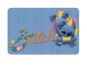 КОВРИК под миску "Disney Stitch" (430*280 мм) триол (30211024)