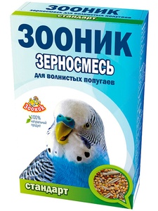 ЗООНИК корм д/попугаев волн (500 г) Стандарт (1*14)