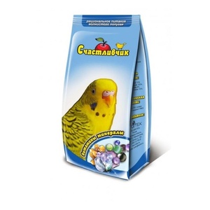 СЧАСТЛИВЧИК корм д/попугаев (350 г) витамин/минерал (1*20)