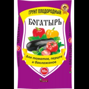 ГРУНТ Богатырь для томатов/перца/баклажанов (10 л)  (1*200)