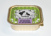ЗООРИНГ корм д/кошек конс (100 гр) паштет ягненок/кролик