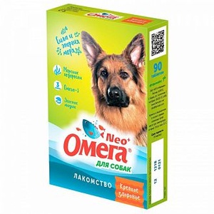 ОМЕГА NEO витамин д/собак "Крепкое здоровье" (1*5)