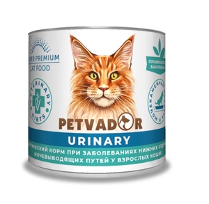 ПЕТВАДОР VETERINARY DIETS корм д/кошек конс (240 г) Urinary