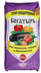 ГРУНТ Богатырь для томатов/перца/баклажанов (60 л)