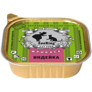 ЗООРИНГ корм д/кошек конс (100 гр)паштет/индейка