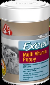 ЭКСЕЛЬ паппи (8 в 1) витамины д/щенков (100 таб) мультивитамин