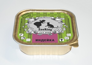 ЗООРИНГ корм д/кошек конс (100 гр) паштет/вечерний коктейль