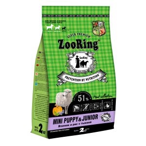 ЗООРИНГ корм д/щенков (2 кг) утка/ рис/ тыква с глюкозамином и хондроитином (2) ЗООРИНГ корм д/щенков (2 кг) утка/ рис/ тыква с глюкозамином и хондроитином (2)